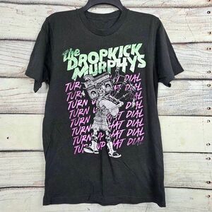 Dropkick Murphys 2021 Tour Band T Shirt Black Small